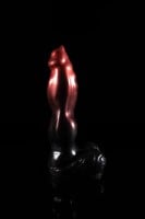 Dildo Twisted Beast Marchosias Demon Blood (Ombre) střední