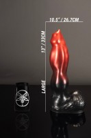 Twisted Beast Marchosias Dildo Demon Blood (Ombre) Large