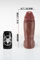 Twisted Beast Brett Dildo Realistic Brown Small