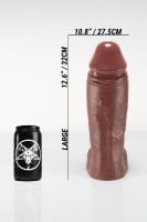 Twisted Beast Brett Dildo Realistic Brown Large