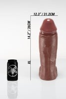 Twisted Beast Brett Dildo Realistic Brown XL