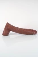 Twisted Beast Dallas Dildo Realistic Brown Large