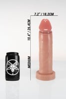 Twisted Beast Kane Dildo Realistic Tan Medium