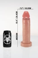 Twisted Beast Kane Dildo Realistic Tan Medium