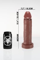 Dildo Twisted Beast Kane Realistic Brown stredné