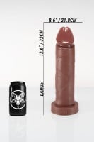 Twisted Beast Kane Dildo Realistic Brown Large