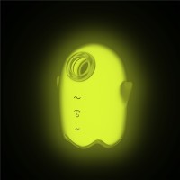 Stimulátor klitorisu Satisfyer Glowing Ghost žlutý