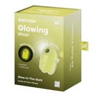 Stimulátor klitorisu Satisfyer Glowing Ghost bílý