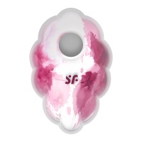 Stimulátor klitorisu Satisfyer Cloud Dancer Red Print