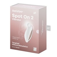 Přikládací vibrátor Satisfyer Spot On 2 bílý