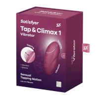 Přikládací vibrátor Satisfyer Tap & Climax 1 Bluegrey