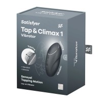 Přikládací vibrátor Satisfyer Tap & Climax 1 Bluegrey