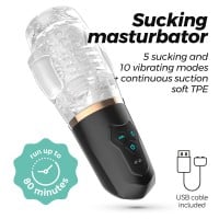 Vibrační a sací masturbátor Crushious Quasar
