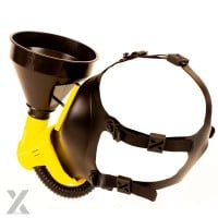 XTRM Soaker Piss Mask Rubber Head Holder žlutá