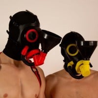 XTRM Soaker Piss Mask Rubber Head Holder žlutá