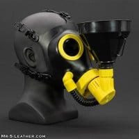 XTRM Soaker Piss Mask Rubber Head Holder Yellow
