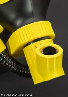 XTRM Soaker Piss Mask Rubber Head Holder Yellow