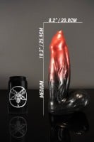 Dildo Twisted Beast Mammon Demon Blood (Ombre) střední