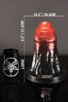 Dildo Twisted Beast Valac Demon Blood (Ombre) velké