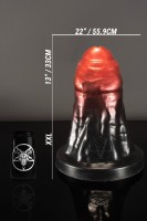 Twisted Beast Valac Dildo Demon Blood (Ombre) XXL