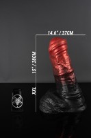 Dildo Twisted Beast Nessus Demon Blood (Ombre) XXL