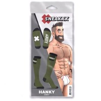 Ponožky SneakXX Hanky ARMY
