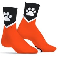 Ponožky Kinky Puppy Paw oranžové