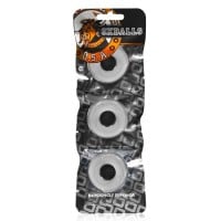 Oxballs Ringer Cock Rings 3-Pack Clear