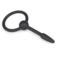 Silikónový penis plug s krúžkom Sinner Gear malý 4–8 mm
