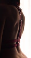 Karess Nastia Leather Women’s Harness Black