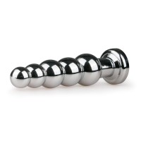 EasyToys Metal Butt Plug No. 14 Silver/Clear