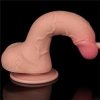 Lovetoy Sliding Skin Cock with Balls 7.5″