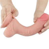 Lovetoy Sliding Skin Cock with Balls 7.5″