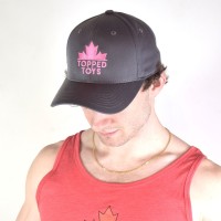 Topped Toys Baseball Hat Grey-Pink