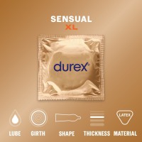 Kondomy Durex Sensual XL 10 ks