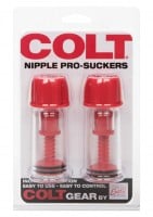 Prísavky na bradavky COLT Nipple Pro-Suckers červené