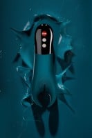 Fun Factory Manta Vibrating Stroker Deep Sea Blue