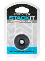 Perfect Fit Stackit Cock Ring Black