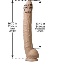 Dildo Doc Johnson Dick Rambone Cock černé