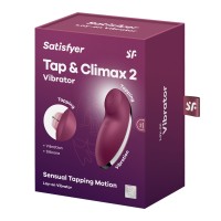 Prikladací vibrátor Satisfyer Tap & Climax 2 Grey