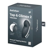 Prikladací vibrátor Satisfyer Tap & Climax 2 Grey