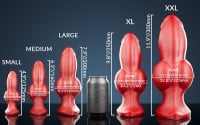 Weredog Dagger Dildo Crimson Extra Large