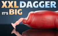 Weredog Dagger Dildo Crimson Extra Large