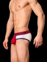 Barcode Berlin Brief Brixton White-Red-Navy