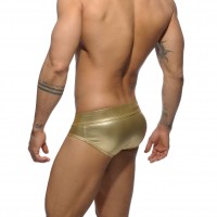 Addicted AD543 Metallic Brief Gold