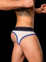 Jocksy Barcode Berlin Backless Brief Bond Street bielo-modro-čierne