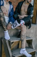 Sk8erboy Sneaker Socks White