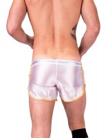 Šortky Barcode Berlin Shiny Short Dean bílo-zlaté