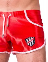 Barcode Berlin Shiny Short Dean Red-White