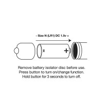 Rocks-Off RO-80mm Purple Vibrating Bullet